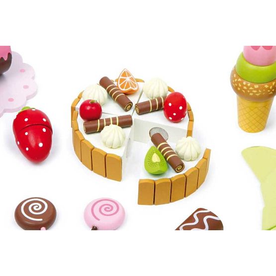 Mala Foot kutija drvenih slatkiša