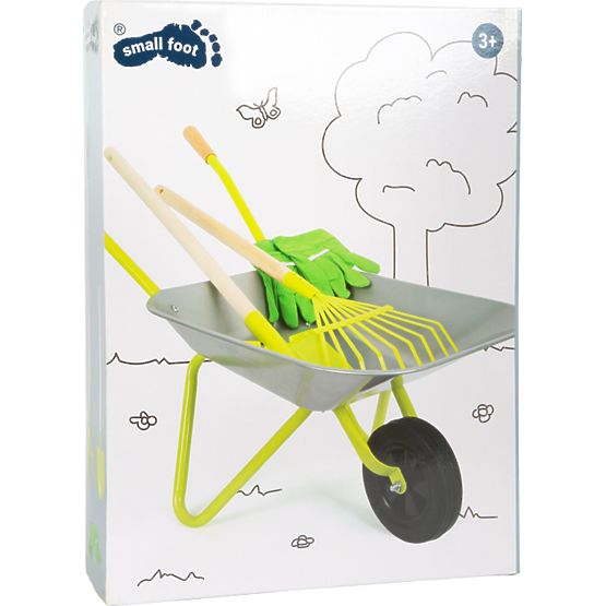 Mala nožna kolica s vrtnim alatom