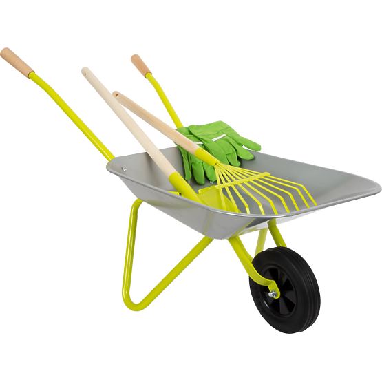 Mala nožna kolica s vrtnim alatom