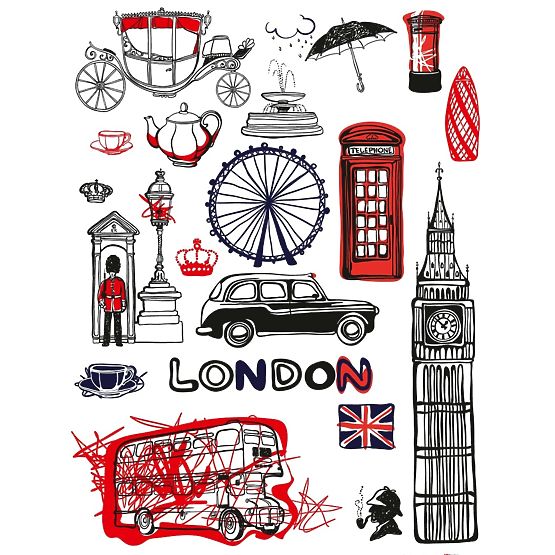 Maxi nálepka London