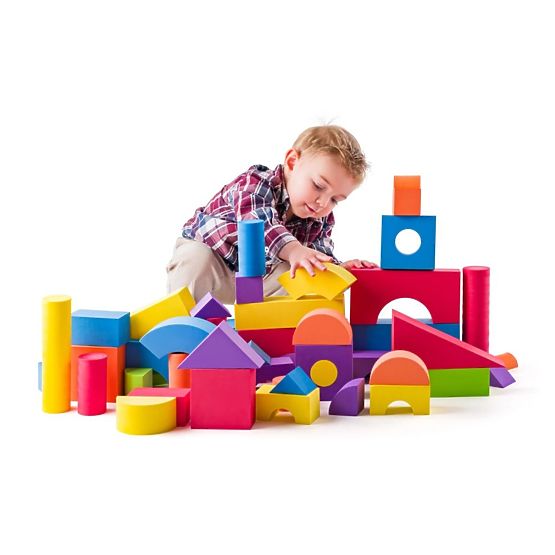Meke pjenaste kocke za djecu 54 kom