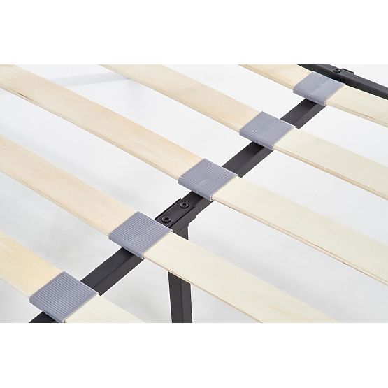 Metalni krevet LINDA 120x200 cm - crni