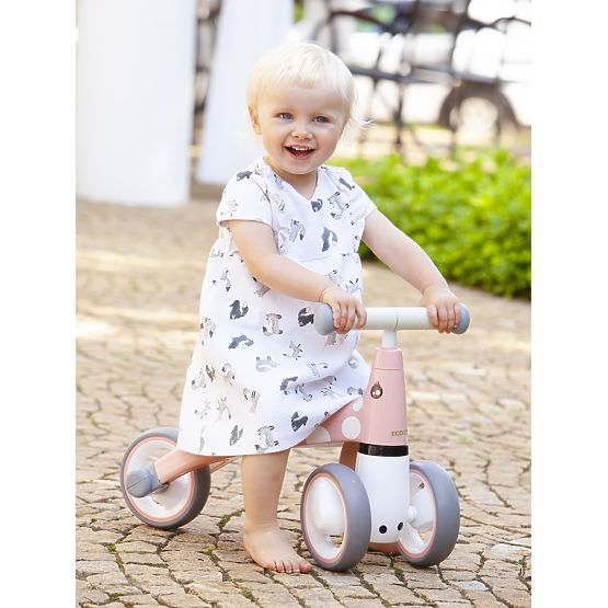 Mini izbacivač - ružičasti s bijelim točkicama