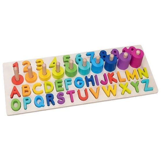 Montessori alfanumerička slagalica, slova i brojevi