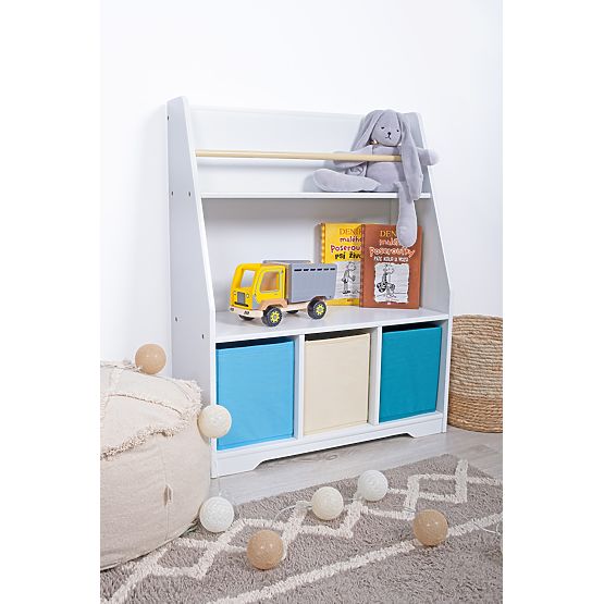 Montessori knjižnica Cyan - bijela