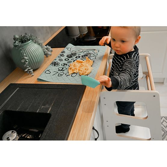 Sara Scandi Montessori toranj za učenje - bijeli