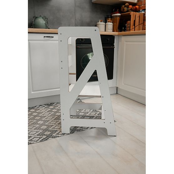 Montessori toranj za učenje Pola Scandi - bijeli