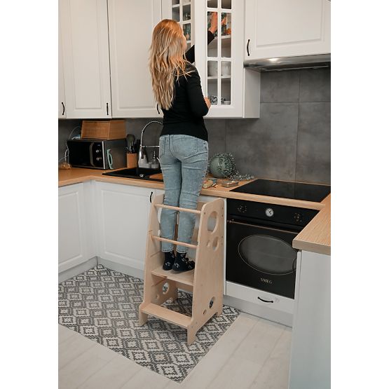 Montessori toranj za učenje Lena MAXI 85 - prirodni