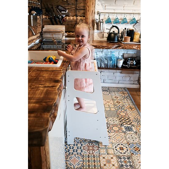 Montessori toranj za učenje Nora - bijela