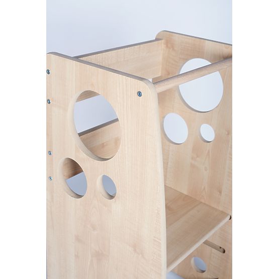 Montessori toranj za učenje Prstenovi dekor Woody