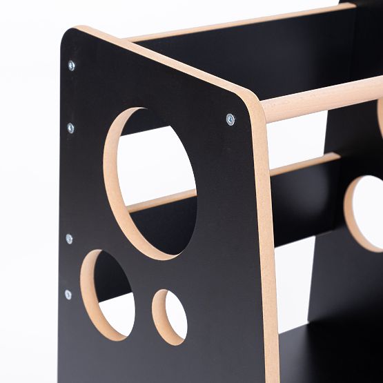 Montessori toranj za učenje Rings Black
