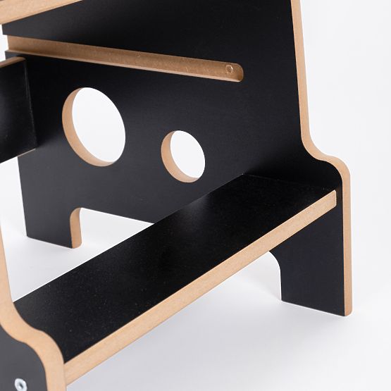 Montessori toranj za učenje Rings Black
