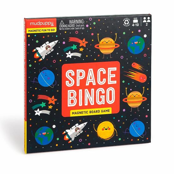 Mudpuppy Magnetna društvena igra Svemirski bingo