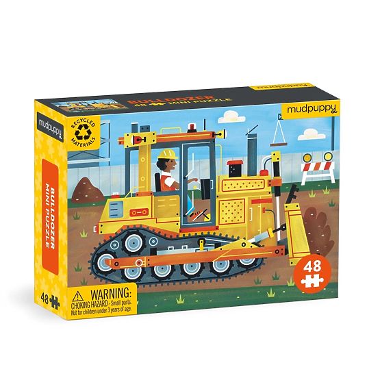 Mudpuppy Puzzle Buldožer 48 dijelova