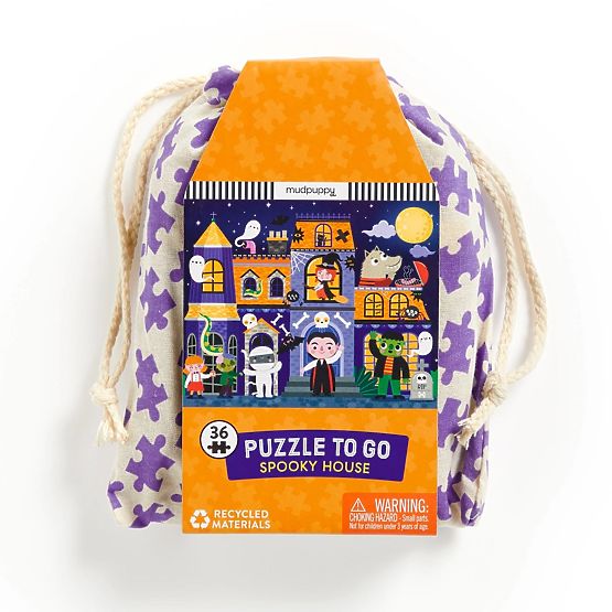 Mudpuppy Puzzle Ukleta kuća u platnenoj vrećici 36 dijelova