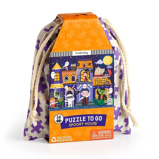 Mudpuppy Puzzle Ukleta kuća u platnenoj vrećici 36 dijelova
