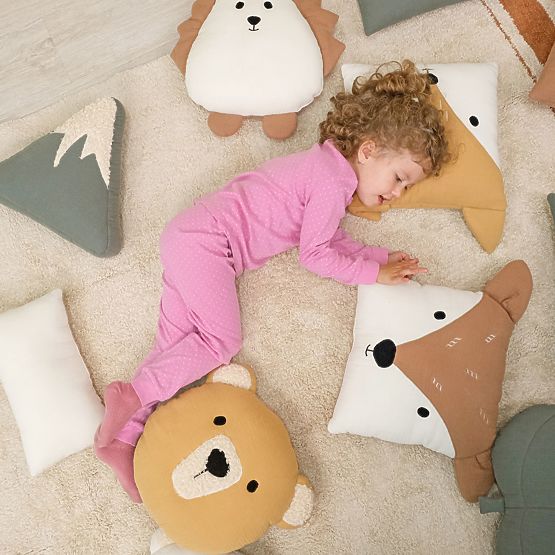 Mušelinski jastuk Ourbaby 20x35 cm - ecru