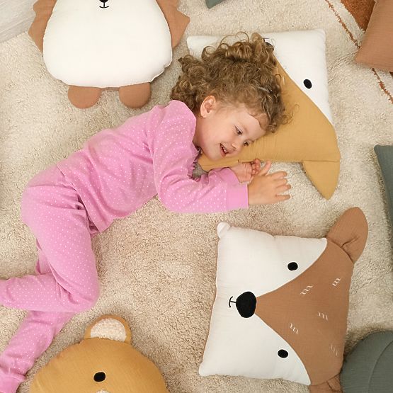 Mušelinski jastuk Ourbaby 35x35 cm - Srna