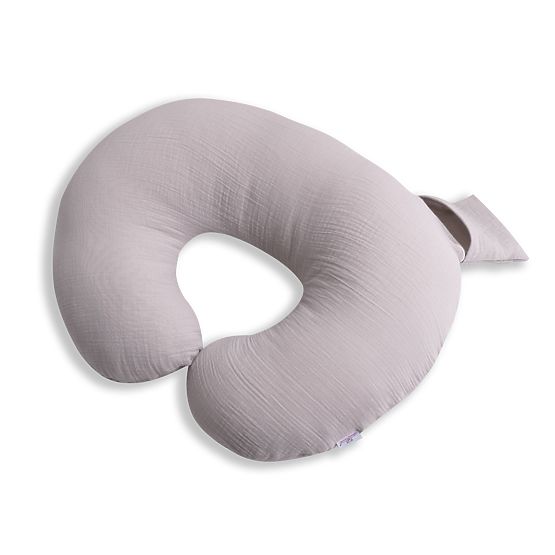 Mušelinski jastuk za dojenje Heavens - sivi
