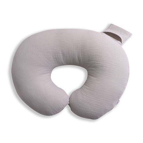 Mušelinski jastuk za dojenje Heavens - sivi