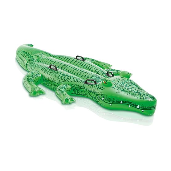 Nafukajući krokodil madrac za plivanje s ručkama 203x114 cm INTEX 58562