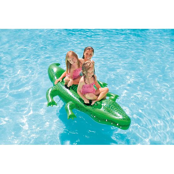 Nafukajući krokodil madrac za plivanje s ručkama 203x114 cm INTEX 58562