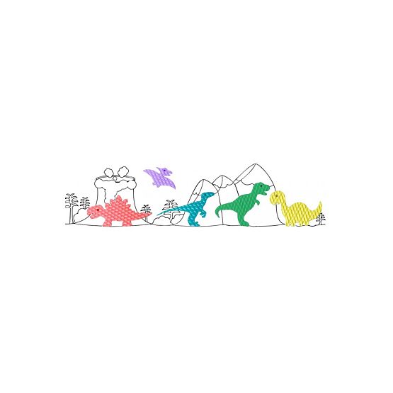 Naljepnice za kupanje od pjene - Dinosauri