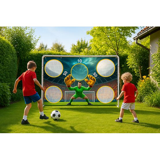 Nogometni gol s umetkom za trening 180x122cm