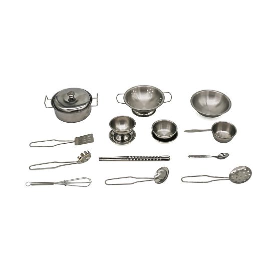 Nordijska drvena kuhinja s priborom