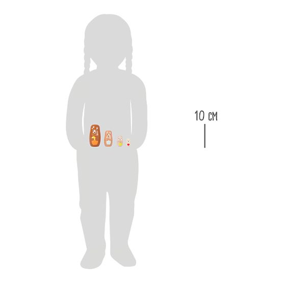 Obitelj medvjeda Small Foot Matryoshka