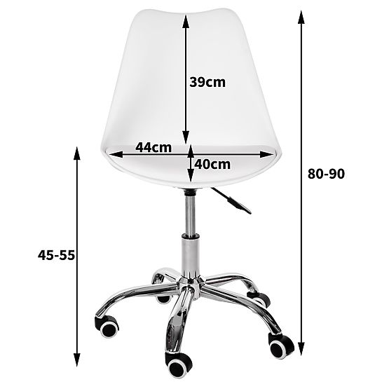 OKRETNA STOLICA FD005 BIJELA
