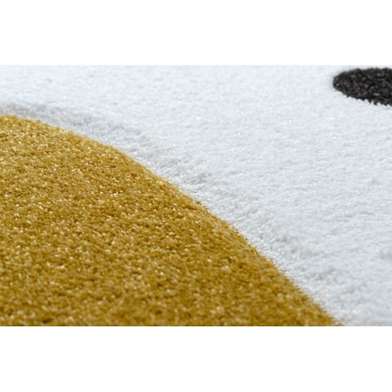 Okrugli tepih PETIT - Zec - sivo-bijeli