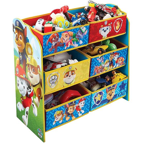 Organizator za igračke s kutijama za odlaganje - Paw Patrol
