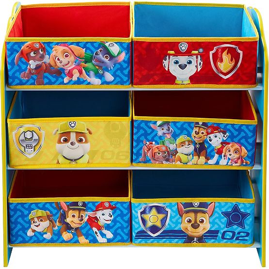 Organizator za igračke s kutijama za odlaganje - Paw Patrol