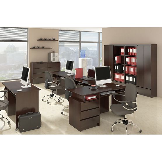 ORMAR S 90 cm 2 VRATA 2 LADICE PK WENGE