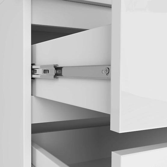 ORMAR S NADGRADNJOM S90 2D 2SZ CLP PK BIJELI SJAJ