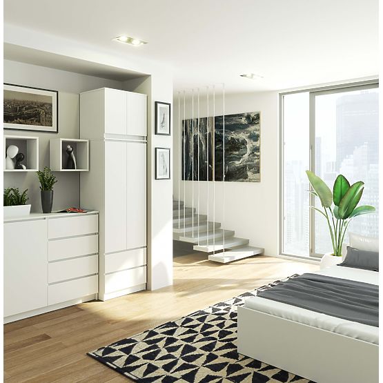 ORMAR S NADSTAVKOM S60 2D 2SZ CLP PK BIJELA