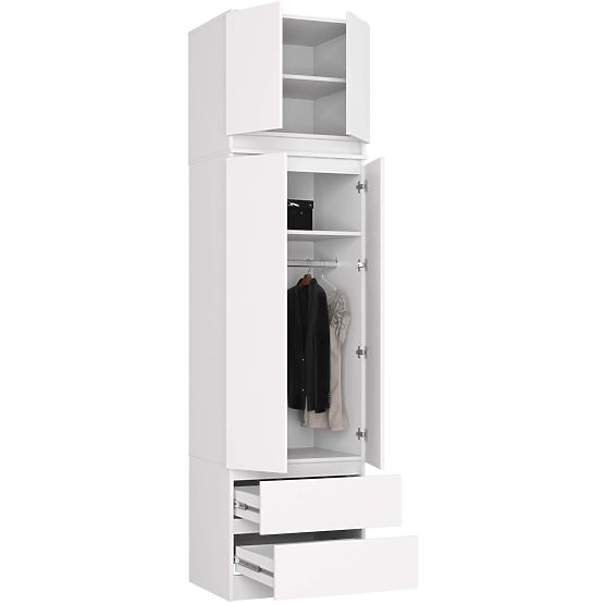 ORMAR S NADSTAVKOM S60 2D 2SZ CLP PK BIJELA