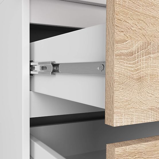 ORMAR S90 2D 2SZ CLP PK BIJELA / SONOMA