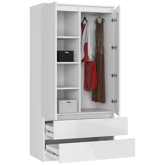 ORMAR S90 2D 2SZ CLP PK BIJELI SJAJ