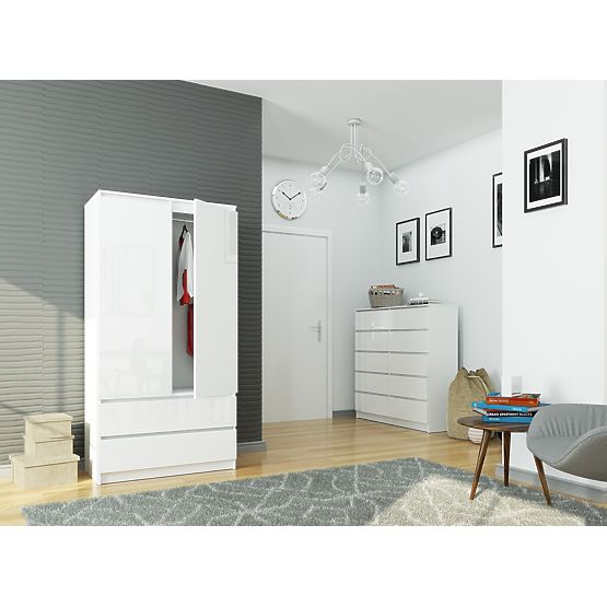 ORMAR S90 2D 2SZ CLP PK BIJELI SJAJ
