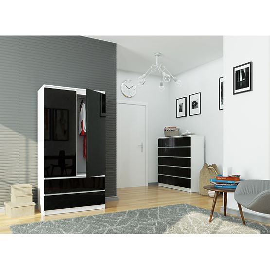 ORMAR S90 2D 2SZ CLP PK CRNI SJAJ