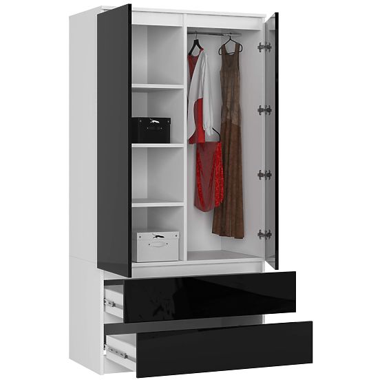 ORMAR S90 2D 2SZ CLP PK CRNI SJAJ