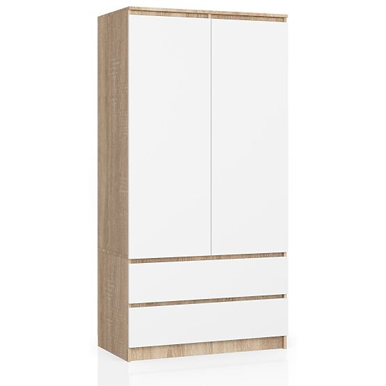 ORMAR S90 2D 2SZ CLP PK SONOMA / BIJELA