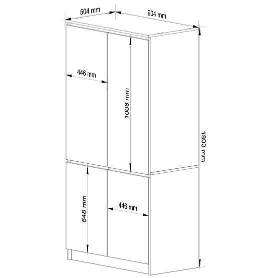 ORMAR S90 4D CLP GRAFIT SIVA