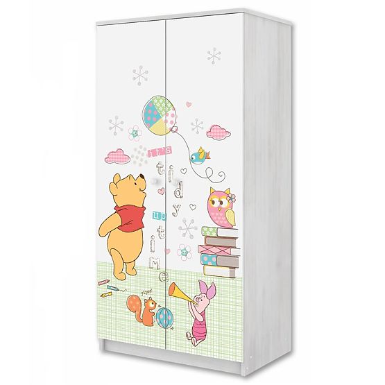 Ormar Winnie the Pooh i praščić - dekor norveškog bora