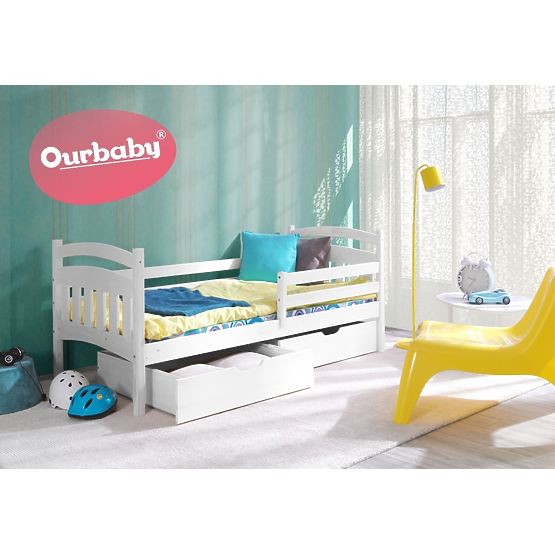 Ourbaby dětská postel Marco - Bílá