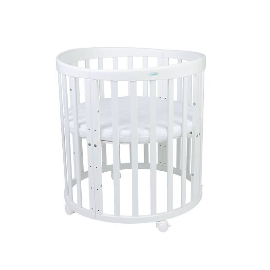 Ovalni rastući krevetić Ruby 7u1 PLUS - bijeli