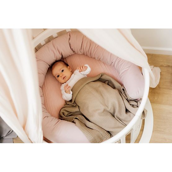 Ovalni rastući krevetić Ruby 7u1 PLUS - bijeli