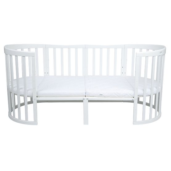 Ovalni rastući krevetić Ruby 7u1 PLUS - bijeli